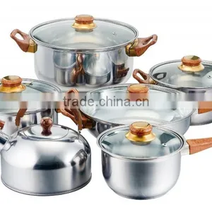JSD Stainless Steel Cookware Set Pots Pan and Kettle thumbnail-2