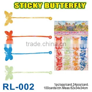New Soft Glow-in-the-Dark Sticky Insects/Sticky Butterfly thumbnail-3