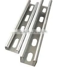 C Type 2 Steel Channel With Hole Process and Coat and Printed Zinc thumbnail-2