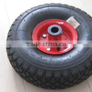 OEM Size Steel Rim Rubber Hand Cart Wheel Tyre thumbnail-2