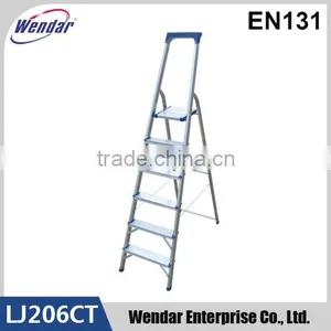6-steps Aluminium Step Ladder thumbnail-1