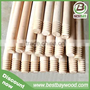 Dry Natural Broom Handle Wood Factory in China thumbnail-1