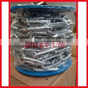 G30 Standard Ordinary Electro Galvanized Round Link Chain thumbnail-1