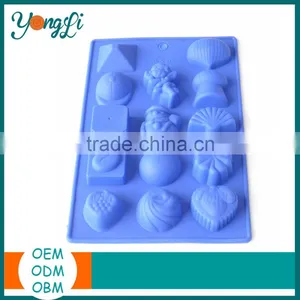 Lemon, Raisins Strawberry Shaped Cake Silicone Mould thumbnail-1