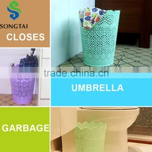 Plastic Garbage Can Garbage Bin Container thumbnail-1