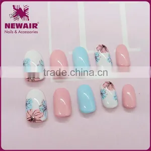 2017 DIY Oval Full Cover Artificial Art Design Nails thumbnail-3