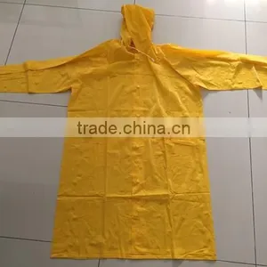 Pvc Vinyl Adult Raincoat/yellow Pvc Raincoat thumbnail-1