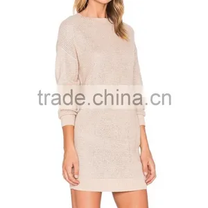 2016 Hot Sale Light Pink Girls Cheap Sweater Dresses Wholesale thumbnail-2