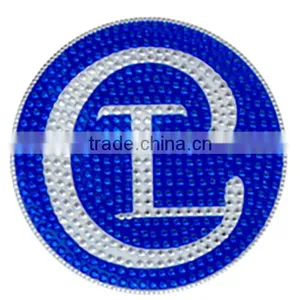 Custom Bling Blue Gem Stone Sticker Crystal Star Rhinestone Self-adhesive Sticker Glitter Acrylic Stick Decorative For Promotion thumbnail-2