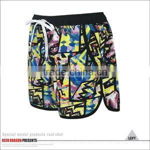 New Style 100% Polyester Custom Logo Swim Shorts Men thumbnail-3