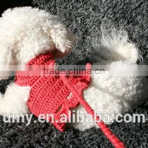 Dog Harness Dress Clothing For Small Dogs Cotton Crochet Harness Pet Product thumbnail-1