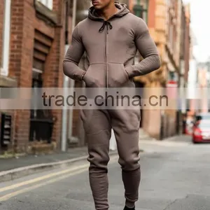 Men's Hooded Tracksuit Top Slim Fit Tracksuit thumbnail-1