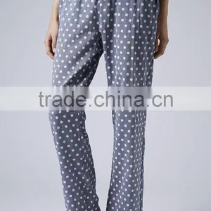 Dot All Over Printed Cotton Pyjamas Women thumbnail-2