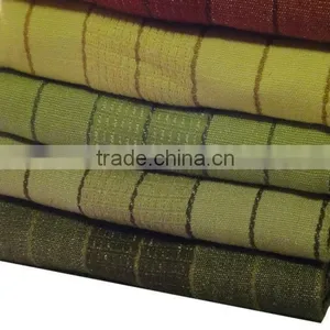 100% Cotton Yarn-dyed Stripped and Checkered Kitchen Towels thumbnail-1