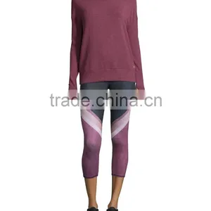 Hot Sale 2017 Custom Dry Fit Yoga Leggings Wholesale New Mix Compression Pants Women Fitness Leggings thumbnail-3
