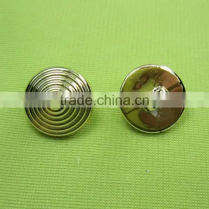 Western Europe Hot Sale Plating Gold Crown Buttons for Brown Leather Buttons thumbnail-4