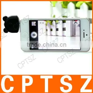 Portble Wireless Remote Release Shutter Camera Control for Iphone + Ipad + Ipod - Black thumbnail-1
