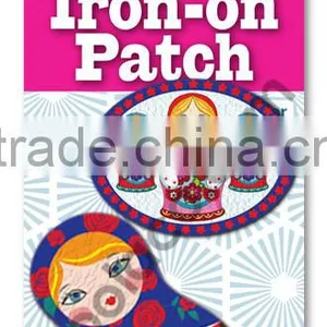 Mini Color Iron on PU Patches Heat Press Patches Colorful Patch thumbnail-1