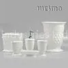 Conique Snow White Ceramic Bathroom Accessories Sets for Decoration thumbnail-1