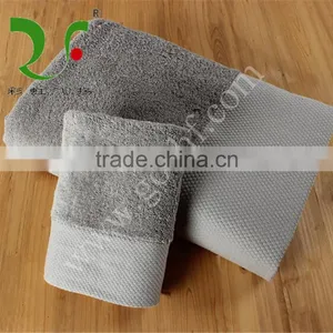 High Quality Platinum Banded Hotel Terry Cotton Hand Towel thumbnail-1