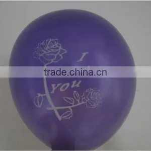 Beautiful Valentine's Day Love You Printed Latex Helium Balloon thumbnail-2