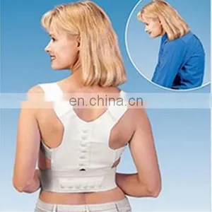 Medical Back Brace Corset Back Orthopedic Posture Correction Shoulder Magnetic Upper Back Pain Relief Health Belt thumbnail-2