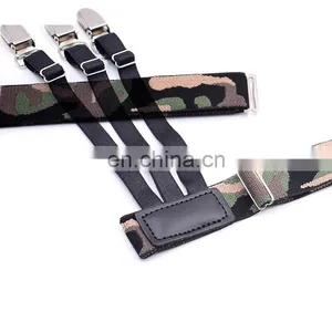Newline Design Mens Fashion Adjustable Shirt Stays Shirt Garters thumbnail-5