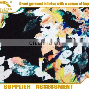 2016 Hot Sales Lady's Colthing Single Knitting Jersey Fabric Spandex Jersey Print Factory Price thumbnail-3