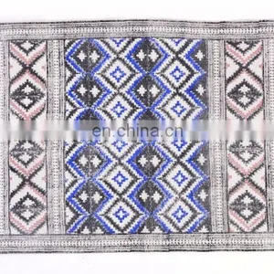 Indian 2017 Hand Block Print Rug Hand Woven Floor Mat Throw Large 3X5 Feet Runner Carpet thumbnail-1