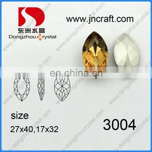 Pujiang Dongzhou Crystal 112# Color Navette Crystal Stone for Garment thumbnail-6