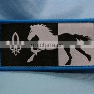 Spanning Horse Damask Clothing Woven Labels thumbnail-1
