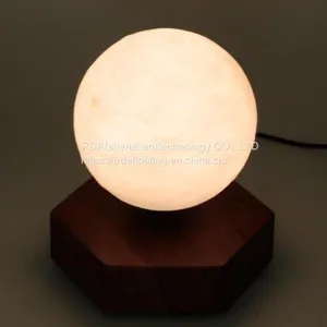 New Magnetic Floating Levitate Bottom Moon Ball Lamp thumbnail-2