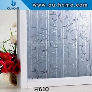 OUHOME Window Film Vinyl 3D PVC Window Privacy Film Static Less Static Cling Film thumbnail-3