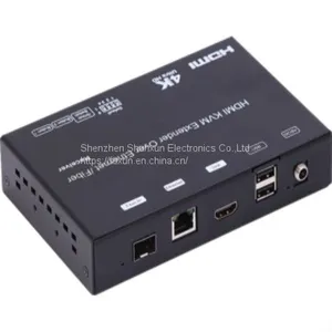 4K HDMI+USB KVM Extender Over IP/Fiber thumbnail-1