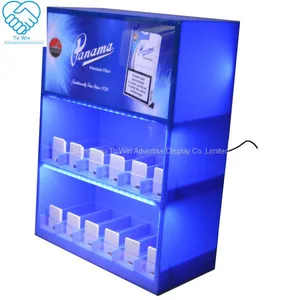 New Display Cardboard Cigarette Counter Display Box With Pegs Strong Pusher thumbnail-1