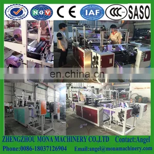 Biodegradable Poly/nylon/polythene Garbage T-shirt Shopping Plastic Carry Bag Making Machine thumbnail-3
