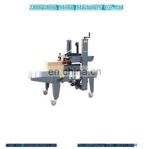 Automatic up and Down Adhesive Tape Beverages Case Sealing Machine Automatic Carton Case Joint Edge Sealing Packing Machine thumbnail-1