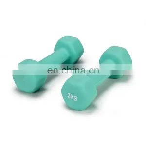 Custom Color Fitness Equipment Plastic Dumbbell Plastic Dipping Dumbbells thumbnail-5