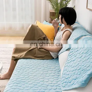 Wholesale 100% Polyester Couch Slip Cover Cobblestone Pattern Cool Feeling Sofa Couch Protection Sofa Cover thumbnail-5