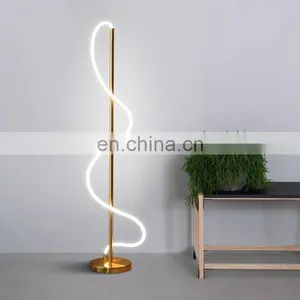 Guzhen DIY Metal+silicon LED Tube Irregular Floor Lamp thumbnail-3