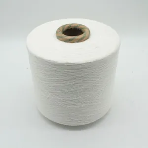 Recycled Cotton Yarn Manufacturers Supply Bleached White Ne16/1 Open-end Spinning 70/30 Polyester Cotton Yarns thumbnail-5