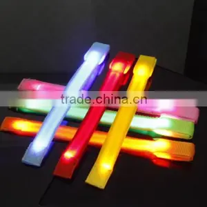 LED Nighlight Glow Glowing Wristband Bracelet Party Dance Bar Disco Bangle Light thumbnail-5