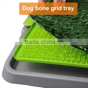 (1008) 3-pieces Plastic Grass Pet Mat as Seen on TV Pet Potty Patch thumbnail-4