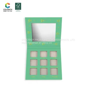 10 Color Empty Custom Eyeshadow Packaging Highlight Makeup Palettes Eye Shadow Powder Waterproof Dry thumbnail-4