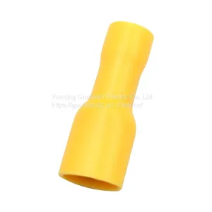 FDFD5.5-250 Pre-insulated Butt Cold Press Terminal Plug Spring Wire Connector PVC thumbnail-1