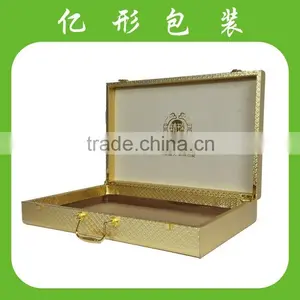 2015 Luxury Automatic Girls Cosmetic Box Hand Made Leather Jewellery Box thumbnail-3