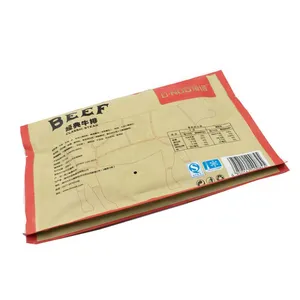 Accept Custom Gravure Printing Packaging Plastic Pouch Steak Meat And Pizza Plastic Packaging Bag thumbnail-2