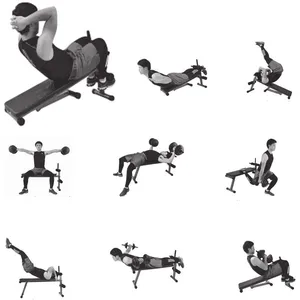 Multifunction Weight Training Gym Adjustable Sit up Weight Bench thumbnail-5