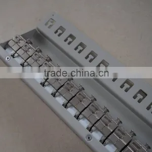 Short Delivery 24 Ports Loaded Network Patch Panel FTP Keystone With Back Bar thumbnail-1