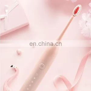 Wholesale Supplier 2021 Eco Friendly Beautiful Ultrasonic Slim Electric Toothbrush thumbnail-2